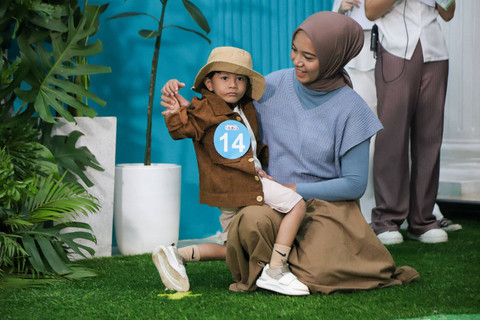 Fashion show kumparanMOM Playdate Mei Foto: Jamal Ramadhan/kumparan