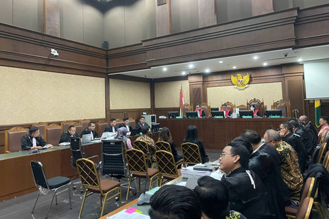 Sidang lanjutan kasus gratifikasi di lingkungan Kementan dengan terdakwa SYL dkk, dengan agenda pemeriksaan saksi, yang digelar di Pengadilan Tipikor, Jakarta Pusat, Rabu (29/5/2024). Foto: Fadhil Pramudya/kumparan