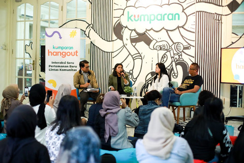 kumparan Hangout gelar talkshow di kantor kumparan.