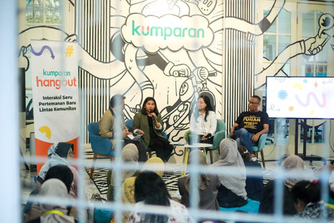 kumparan Hangout gelar talkshow di kantor kumparan.