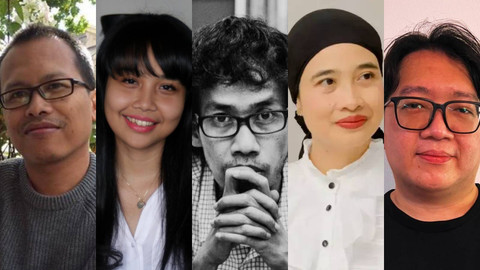 17 kurator buku sastra rekomendasi Kemendikbud yang kini menuai polemik. Foto: Instagram dan Facebook