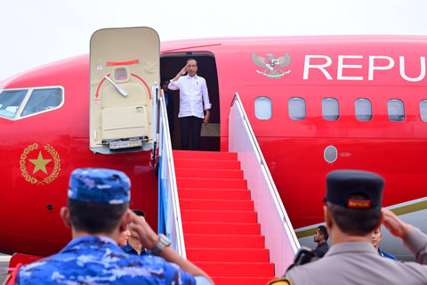 Presiden Republik Indonesia, Joko Widodo (Jokowi) melanjutkan kunjungan kerjanya (kunker) ke Riau, Jumat (31/5). Foto: Dok. Muchlis Jr - Biro Pers Sekretariat Presiden