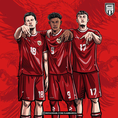 Contoh karya Reza Alfian Maulana. Foto: Instagram/@gambareza
