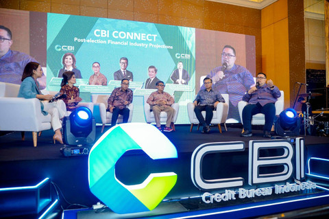 Diskusi "Proyeksi Industri Jasa Keuangan Pasca-Pemilu" pada 16 Mei lalu, yang digelar Credit Bureau Indonesia (CBI). Foto: Dok. Istimewa