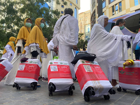 Persiapan pemberangkatan Kloter terakhir dari Madinah ke Makkah. Foto: Dok. MCH 2024