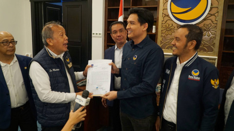 NasDem usung Lucky Hakim maju Pilkada Jabar, Selasa (4/6/2024). Foto: Dok. Nasdem