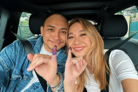 Bunga Citra Lestari (BCL) bersama suaminya, Tiko Aryawardhana. Foto: Instagram/@itsmebcl