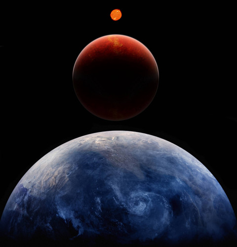 Ilustrasi planet berjajar. Foto: BusinessImage/Shutterstock