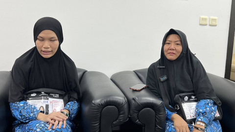 Putrie Aura Hermawan, qoriah dan penghafal Al-Quran tunanetra yang berhaji di usia 21 tahun.  Foto: Salmah Muslimah/kumparan