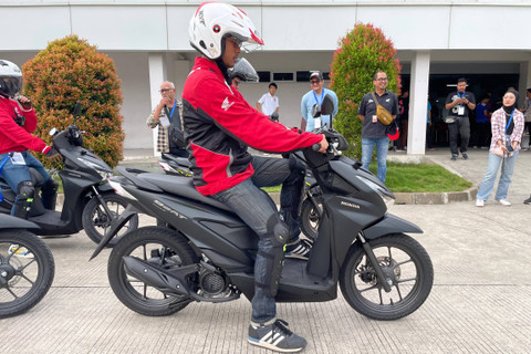 Honda BeAT Sporty tahun model 2024. Foto: Sena Pratama/kumparan