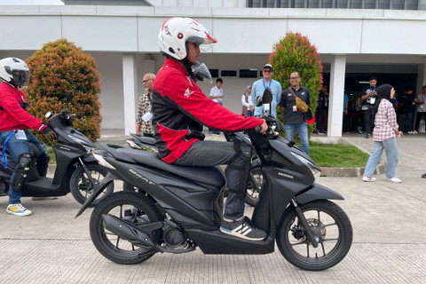 Honda BeAT Sporty tahun model 2024. Foto: Sena Pratama/kumparan