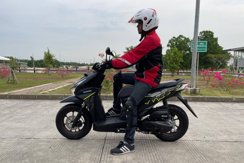 Honda BeAT Street tahun model 2024. Foto: Sena Pratama/kumparan