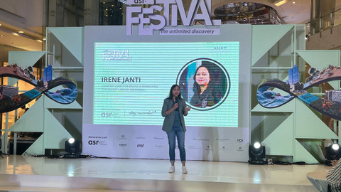 Country Director Brand & Marketing The Ascott Limited Indonesia, Irene Janti dalam acara asr. Festival 2024 yang digelar di Laguna Atrium, Mall Central Park, Jakarta pada Rabu (5/6/2024). Foto: Gitario Vista Inasis/kumparan
