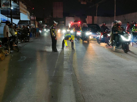 Mobil Oleng Tabrak 4 Motor di Kopo Kabupaten Bandun Foto: Dok. Istimewa