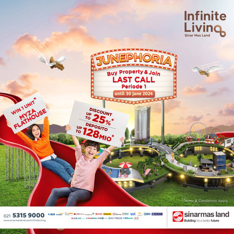 Sinar Mas Land hadirkan program Infinite Living Junephoria untuk pembelian ruko. Foto: dok. Sinar Mas Land
