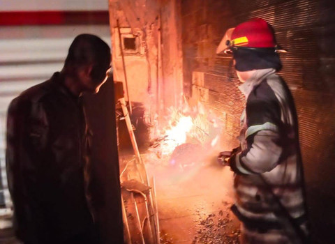 Rumah kepala OJK Lampung di Citra Garden Mansion Cluster, Negeri Olok Gading, Teluk Betung Barat, nyaris terbakar akibat genset | Foto: Dok Istimewa