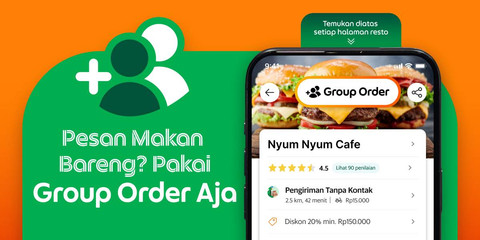 Fitur Group Order di GrabFood. Foto: Dok. Grab Indonesia