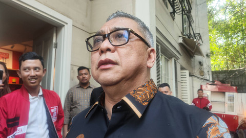 Waketum NasDem, Ahmad Ali tiba di DPP PSI, Tanah Abang, Jakarta Pusat, Jumat (7/6). Foto: Jonathan Devin/kumparan