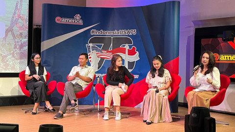 Penanggap Diskusi pada Ocean-Climate Open Forum di AtAmerica Jakarta, Jumat (7/6/2024). Foto: Tiara Hasna/kumparan