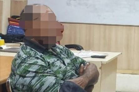 Pelaku pemasok senjata ke KKB, Sarius Indey. Foto: Dok. Istimewa