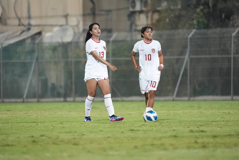 Timnas Wanita Indonesia menang 2-3 atas Bahrain dalam pertandingan persahabatan, Sabtu (8/6/2024). Foto: Dok. Timnas Indonesia