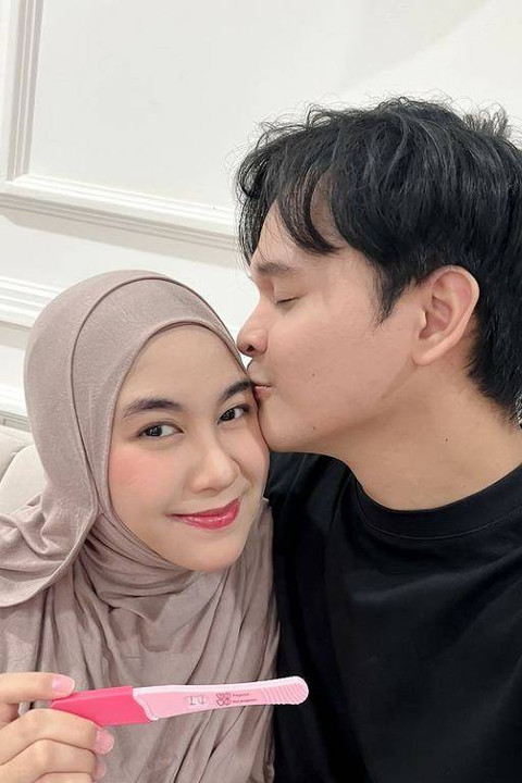 Anisa Rahma umumkan hamil anak ketiga.  Foto: Dok. Instagram@anisarahma_12