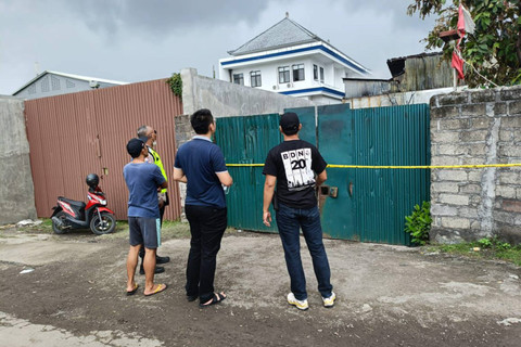 Gudang LPG di Bali terbakar. Foto: Dok. Istimewa