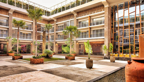 Area TS Suites Seminyak Bali. Foto: TS Suites Seminyak Bali