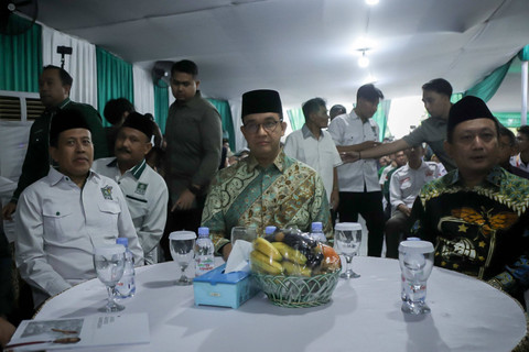 Anies Baswedan di DPW PKB DKI Jakarta, Jakarta Timur, Kamis (13/6/2024).  Foto: Jamal Ramadhan/kumparan