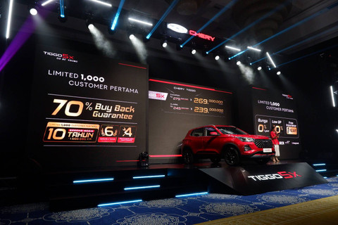 Peluncuran mobil baru Chery Tiggo 5X di Jakarta, Kamis (13/6/2024). Foto: Aditya Pratama Niagara/kumparan