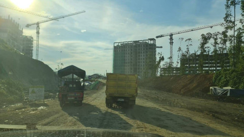 Pembangunan Rusun ASN di IKN, Jumat 14 Juni 2024. Foto: Dok. Istimewa