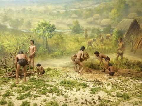  Ilustrasi manusia purba. Foto: Shutterstock/Yes058 Montree Nanta