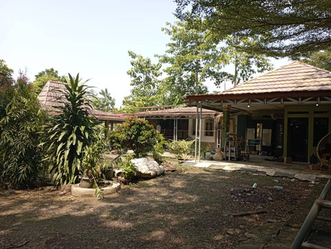 Kondisi rumah di Klapanunggal Bogor yang menjadi lokasi ledakan Potassium Chloride. Foto: Dok. kumparan