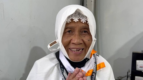 Endang, jemaah Haji asal Semarang. Foto: Salmah Muslimah/kumparan