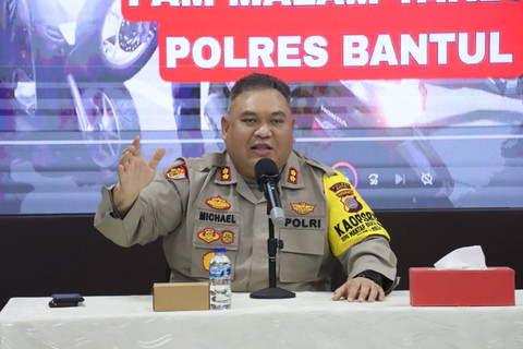 Kapolres Bantul, AKBP Michael R Risakotta. Foto: Polres Bantul