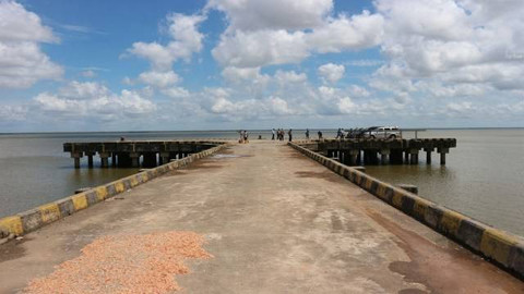 Dermaga Pelabuhan Tanjung Api-api (Foto: Ulfa Rahayu/kumparan)
