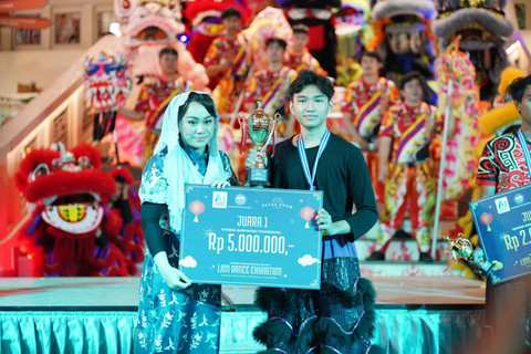 Wakil Ketua DPRD DKI Jakarta Zita Anjani saat menghadiri  Lion Dance Exhebition: Amanat Kebaragaman Jakarta di Petak Enam, Glodok, Jakarta (16/6/2024). Foto: Dok. Istimewa