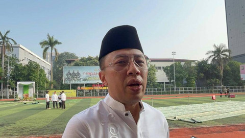 Kabid Humas Polda Metro Jaya Kombes Pol Ade Ary Syam Indradi dijumpai usai Salat Idul Adha 1445 H di Mapolda Metro Jaya, Senin (17/6/2024). Foto: Thomas Bosco P/kumparan