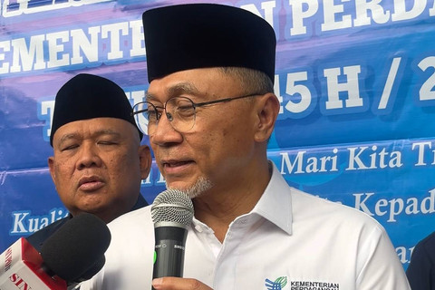 Menteri Perdagangan Zulkifli Hasan di Kantor Kementerian Perdagangan (Kemendag), Jakarta, Rabu (19/6/2024). Foto: Widya Islamiati/kumparan