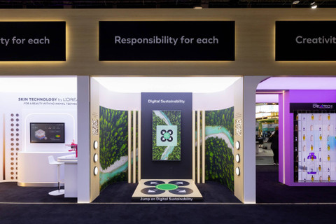 L'Oreal Groupe memamerkan komitmen mereka terhadap sustainability atau keberlanjutan pada ajang pameran teknologi VivaTech Paris pada Mei 2024 lalu. Foto: L'Oreal Groupe