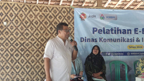 Anggota DPRD DIY sekaligus Pembina Pasar Kali Ledek, Nurcholis Suharman. Foto: Nawalre Bujanadi/Pandangan Jogja