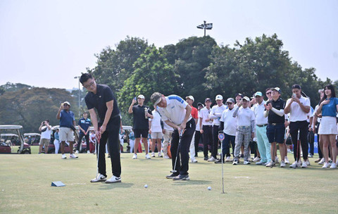 Turnamen bernama Smartscore x Modern Golf & CC Digital Cup 2024 berlangsung pada Jumat (21/6). Ini merupakan turnamen golf digital pertama yang diselenggarakan di lapangan di Indonesia. Foto: Smartscore Global