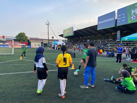 Acara Milklife Soccer Challenge yang diinisiasi Bakti Olahraga Djarum Foundation bersama Milklife di Bandung, Jawa Barat, Kamis (20/6/2024). Foto: Eka Nurjanah/kumparan