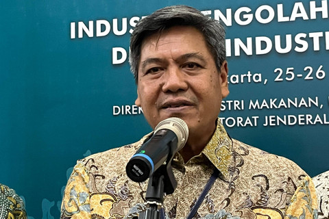 Direktur Jenderal Industri Agro Kemenperin, Putu Juli Ardika di Kantor Kemenperin, Jakarta, Selasa (25/6/2024). Foto: Widya Islamiati/kumparan