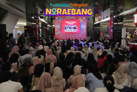 Member teman kumparan Carat ikut kumparan Hangout Noraebang. Foto: kumparan