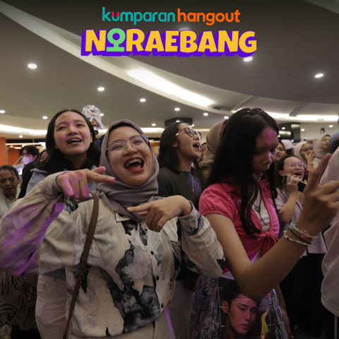 Member teman kumparan Carat ikut kumparan Hangout Noraebang. Foto: kumparan