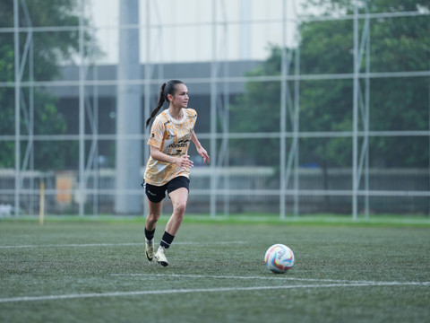 Noa Leatomu di Training camp Timnas Wanita Indonesia di Jakarta, Selasa (25/6/2024).  Foto: Dok. Timnas Indonesia. 