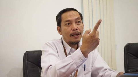 Paniradya Pati Kaistimewan (lembaga pengelola kebijakan dan dana keistimewaan DIY), Aris Eko Nugroho saat menerima Pandangan Jogja pada 2023 lalu di kantornya. Foto: Arif UT / Pandangan Jogja