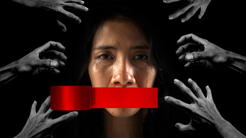 Ilustrasi kekerasan perempuan. Foto: Dinda Faradiba/kumparan
