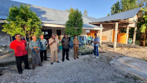 Pelatihan membangun ketangguhan Desa oleh CIS Timor, BPBD, SIAP SIAGA, dan Pemerintah Australia di Desa Tanah Putih, Kabupaten Kupang, Nusa Tenggara Timur. Foto: Priscilla Brenda/kumparan